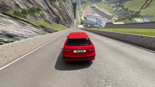 BeamNG.Drive Big Crash – Cars vs High Striker! Audi A3 vs Bugatti Bolide vs BMW 7 Series смотреть онлайн