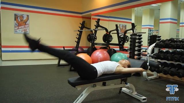 Подъемы ног лежа на римском стуле смотреть онлайн