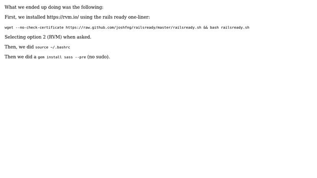 Ubuntu: How do I update to the latest version of SASS? (3 Solutions!!) смотреть онлайн