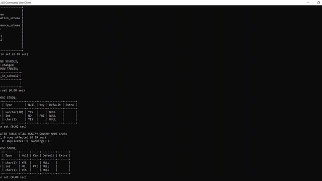 How to Use SQL ALTER COMMAND to Modify and Rename Columns/Tables-#kvs#sqlforbeginner смотреть онлайн