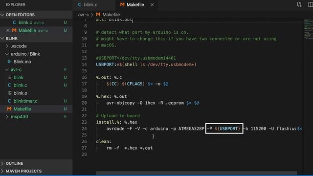 How to Blink an LED in C (avr, msp430) смотреть онлайн