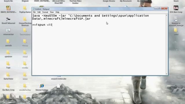 Minecraft-สอนแก้ปัญหาCould not create the Java virtual machine смотреть онлайн