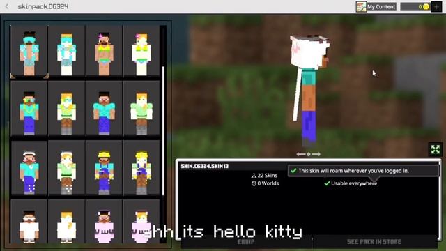 steve and alex cape skin pack v2 | CG324 смотреть онлайн