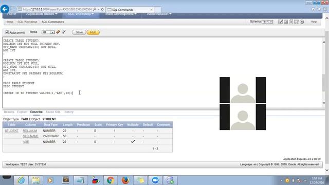 Oracle Create table with Primary Key and Unique смотреть онлайн