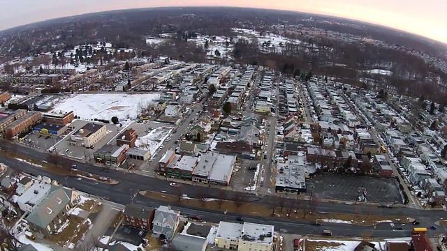 Morning Sun. Gorgeous Sunrise in Upper Darby, PA, USA. DJI Phantom 2V+3.0 смотреть онлайн