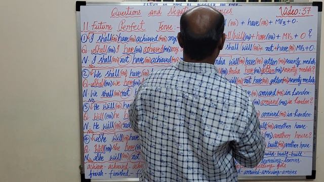 QUESTIONS and NEGATIVE SENTENCES in FUTURE PERFECT TENSE -- VIDEO --- 27. смотреть онлайн