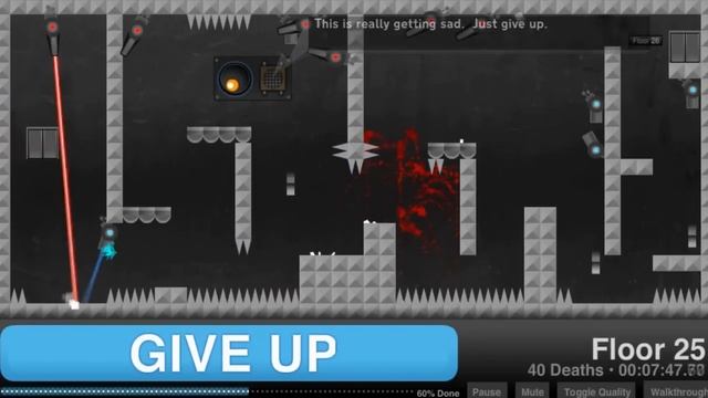 Give Up - EXTREMELY HARD GAME (Commentary) смотреть онлайн