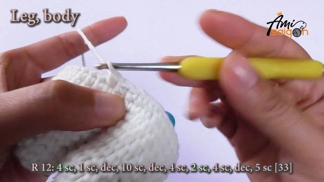 #301 | Puppy Amigurumi Free Pattern (2/4) | How To Crochet Amigurumi Animal | @AmiSaigon