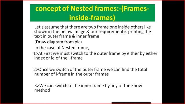 How to Handle Dynamic Frame On WebPage Selenium online Session смотреть онлайн
