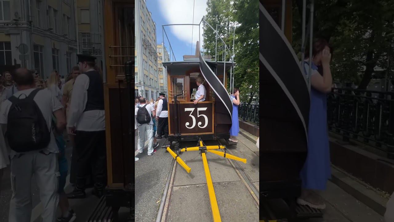 Дореволюционный трамвай, запрягался лошадьми смотреть онлайн