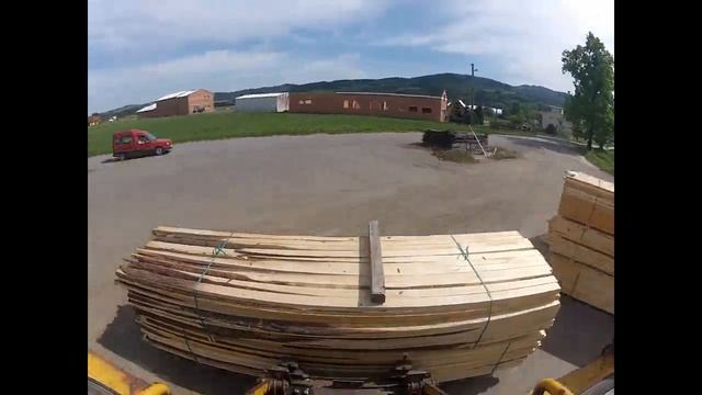 Transportation wood slats with Volvo lm 621 смотреть онлайн