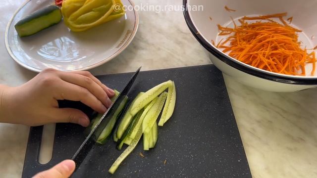 Фунчоза салаты. Салат. Корейский салат. ФУНЧОЗА РЕЦЕПТ смотреть онлайн
