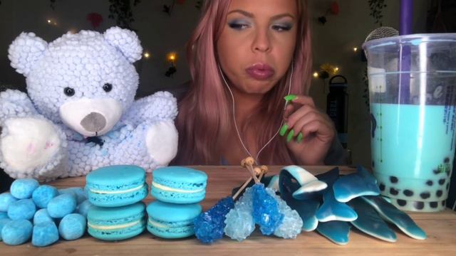ASMR BLUE CUTE AND VERY RELAXING TO SLEEP AND ETC - HUNNIBEE ASMR смотреть онлайн