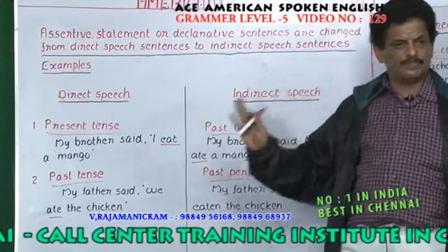 GRAMMAR TRAINING INSTITUTE IN CHENNAI -LEVEL 5 GRAMMAR 129 PH:9840674165 смотреть онлайн