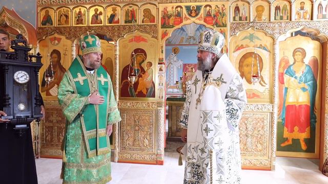 Поздравительное слово епископа Леонтия епископу Питириму по случаю 10-летия Архиерейской хиротонии. смотреть онлайн