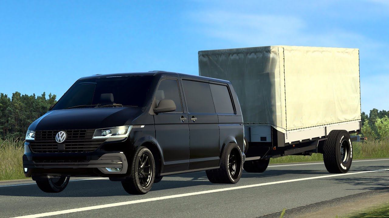[ETS 2] Volkswagen Transporter 6.1_NeW Spring delivery смотреть онлайн