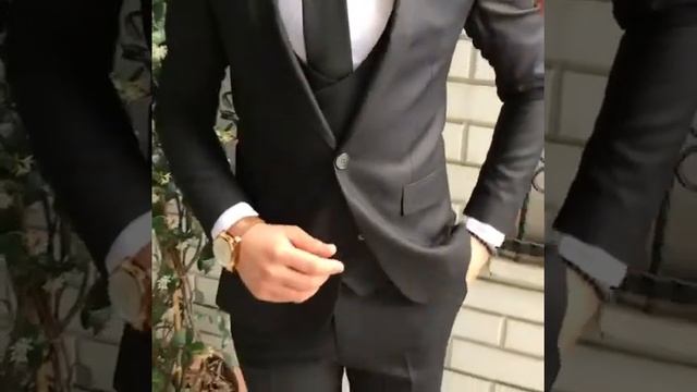 Костюм мужской чёрный смотреть онлайн