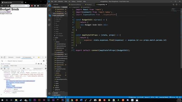 React JS - Edit Expense Page смотреть онлайн