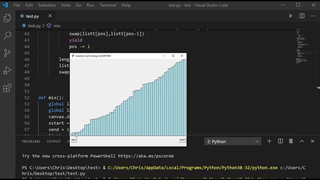 Insertion Sort In Python vs Scratch 3.0 ft. AVMP | Progmming Tutorial смотреть онлайн