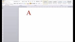 Прописные и строчные буквы в MS Word