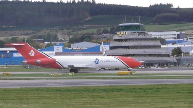 *RARE* Oil Spill Response Boeing 727 Static Departure from Aberdeen Airport | G-OSRA [HD] смотреть онлайн