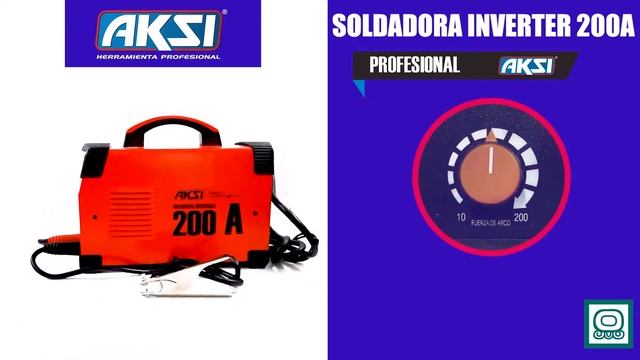 Soldadora Inverter AKSI 200 Amperios