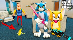 ТОМ И ДЖЕРРИ В ГОСТЯХ У СОСЕДА В ГТА 5 МОДЫ! ОБЗОР МОДА В GTA 5! ИГРЫ ГТА ВИДЕО MODS