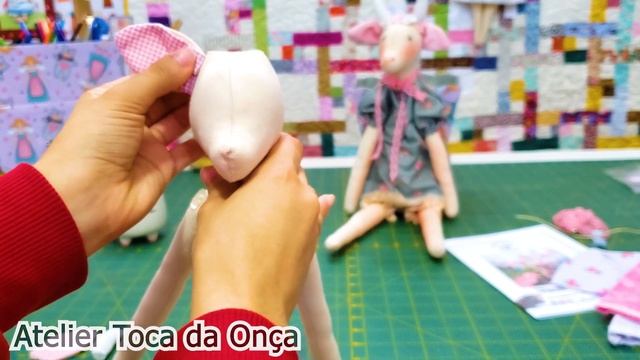 VACA TILDA Tutorial /Como fazer/ Cow Sewing/ Tone Finnanger/ Tilda Friends/ Vaquinha Tilda de Tecid смотреть онлайн
