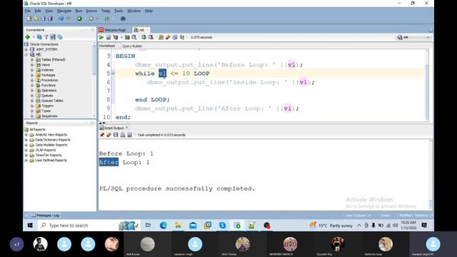 PL/SQL For Beginners - Hindi-7 Loop simple,while,for смотреть онлайн