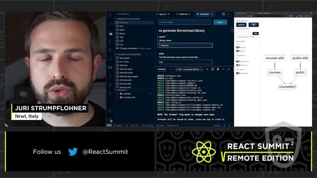 Scaling React Development with Nx – Juri Strumpflohner, React Summit Remote Edition 2021 смотреть онлайн