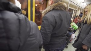 Russia, Moscow, metro ride from  Пло́щадь Револю́ции to Арба́тская