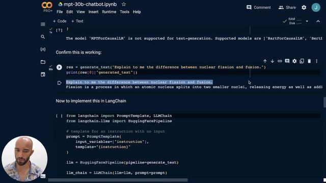 MPT-30B Chatbot with LangChain! смотреть онлайн