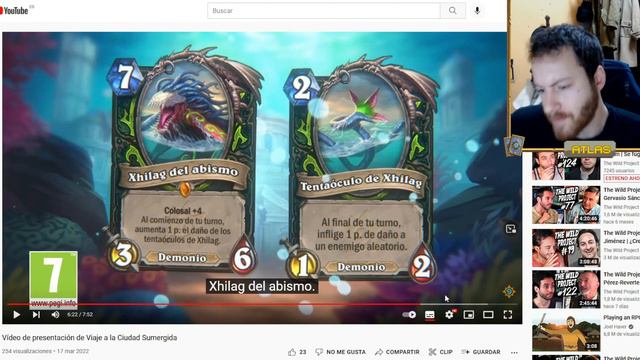 VIAJE A LA CIUDAD SUMERGIDA ¡NUEVA EXPANSIÓN! | Hearthstone смотреть онлайн