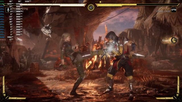 Mortal Kombat 11 on Radeon RX 590 OC (Ryzen 5 2600) смотреть онлайн