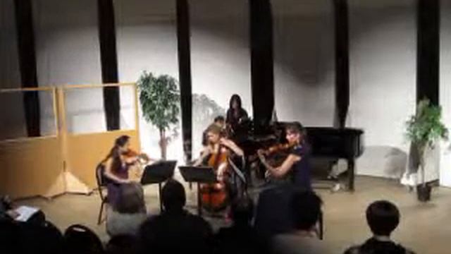 Bella Sala performing Brahms Piano Quartet Op. 25 смотреть онлайн