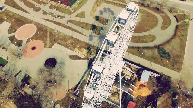 Колесо обозрения/ Аэросъемка Воронеж смотреть онлайн