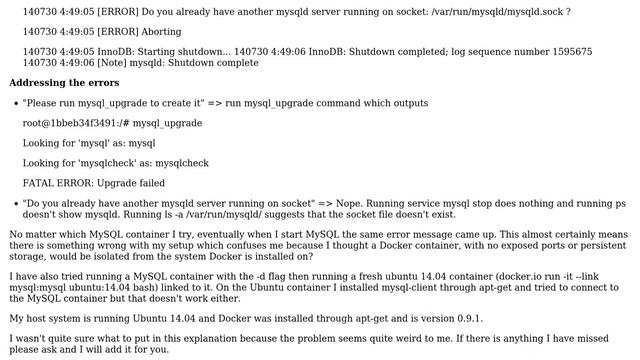 DevOps & SysAdmins: Running MySQL in a Docker container (2 Solutions!!) смотреть онлайн