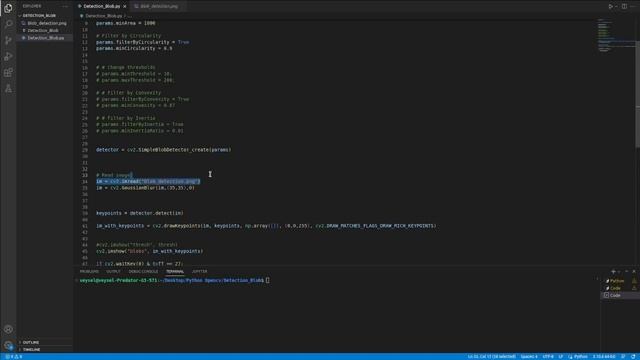 Python - OpenCV - Blob Detection смотреть онлайн