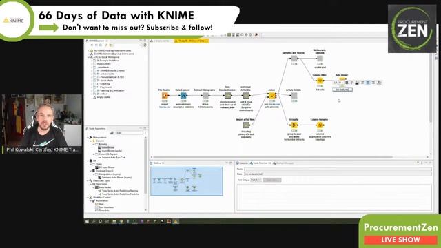 KNIME Auto Binner Node - Day 38 - 66 Days of Data смотреть онлайн