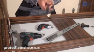 Встроенная гладильная доска за зеркалом своими руками. 5-я часть. Сборка конструкции