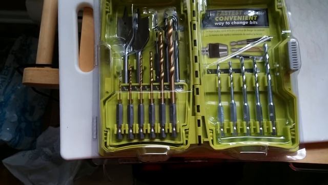 RYOBI 16 PCS SPEED LOAD PLUS DRILL BIT SET смотреть онлайн