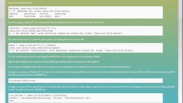 How to use java.nio in Matlab? смотреть онлайн