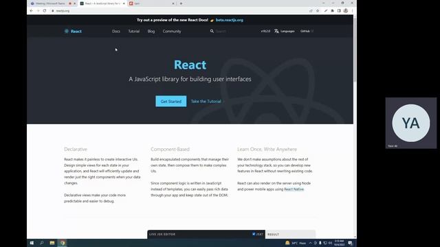 Tools & Technologies to get started with React | Creating first react app using create-react-app смотреть онлайн