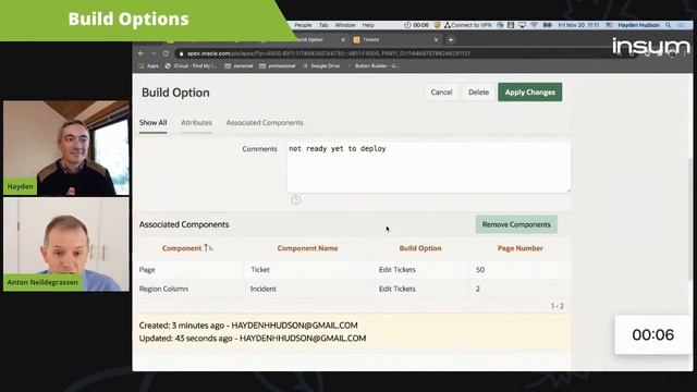 APEX Instant Tips - Episode #3: Oracle APEX Build Options смотреть онлайн