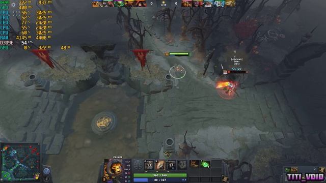 Dota 2 Gameplay Test AMD RYZEN 3 2200U Vega 3 8GB RAM смотреть онлайн