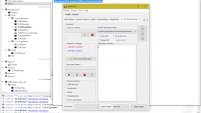 Настройка репозитория ArmA3Sync для игры на SMG