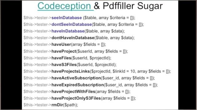 Unit тестирование в PDFfiller смотреть онлайн
