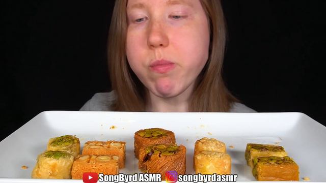 ASMR TURKISH BAKLAVA MUKBANG (No Talking) EATING SOUNDS смотреть онлайн