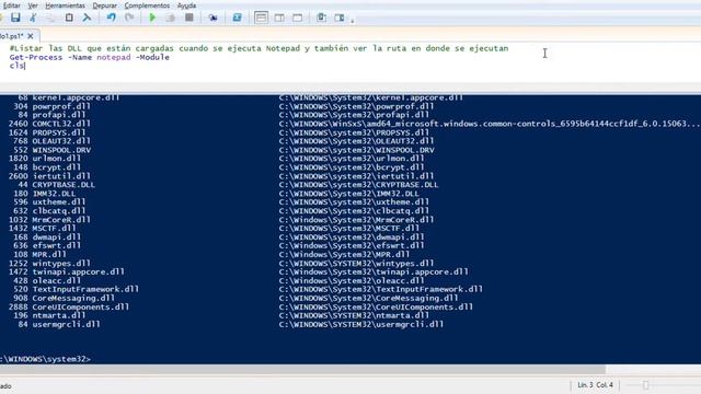 Obtener información con PowerShell sobre las DLL смотреть онлайн