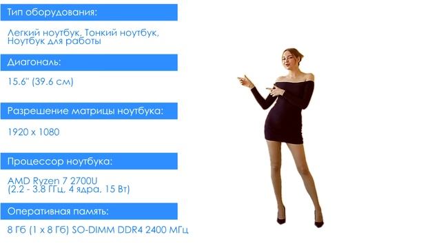 НИКС Компьютерный Супермаркет представляет видео: Ноутбук HP EliteBook 755 G5 (5DF41EA) #1 смотреть онлайн